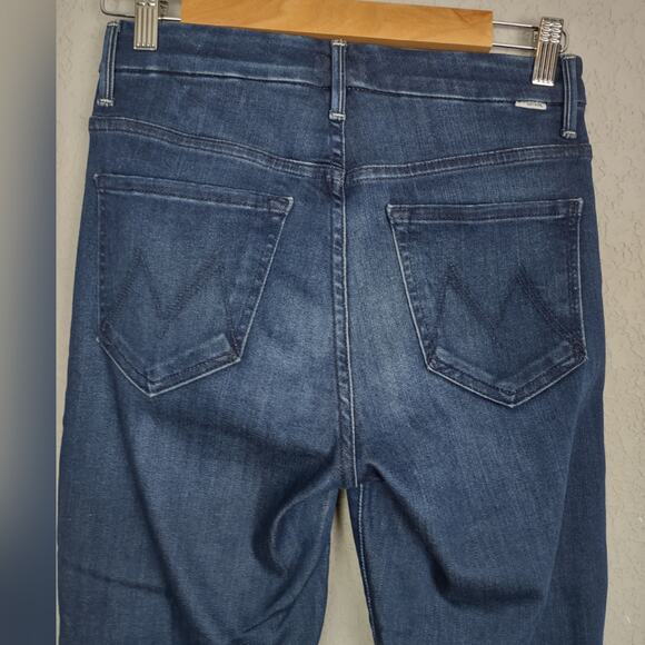 MOTHER High Waisted Looker Ankle Fray Jeans Tongue and Chic Size 26 - Picture 14 of 16